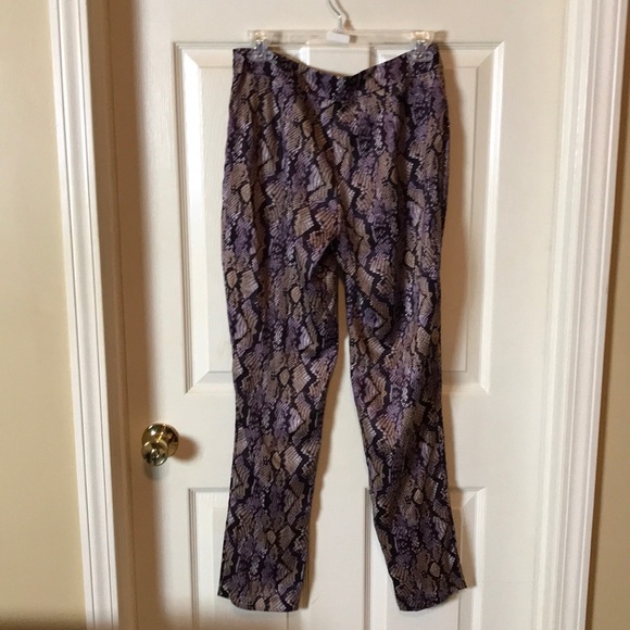 Boston Proper Snakeskin Print Pants Size 4 - Picture 1 of 4